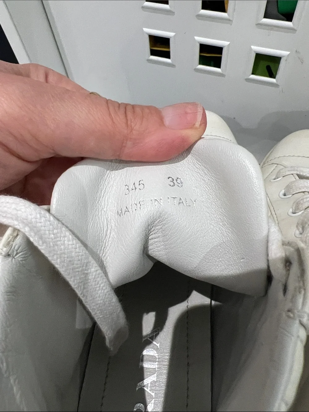 Prada White Quilted High-Top Sneakers for Women. Super cute and stylish - Picture 4 of 6